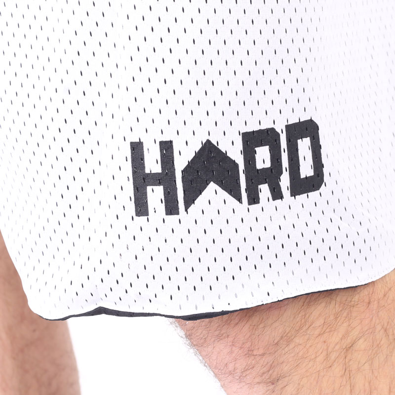 мужские черные двухсторонние шорты Hard HRDShorts Hard blk/white-002 - цена, описание, фото 4